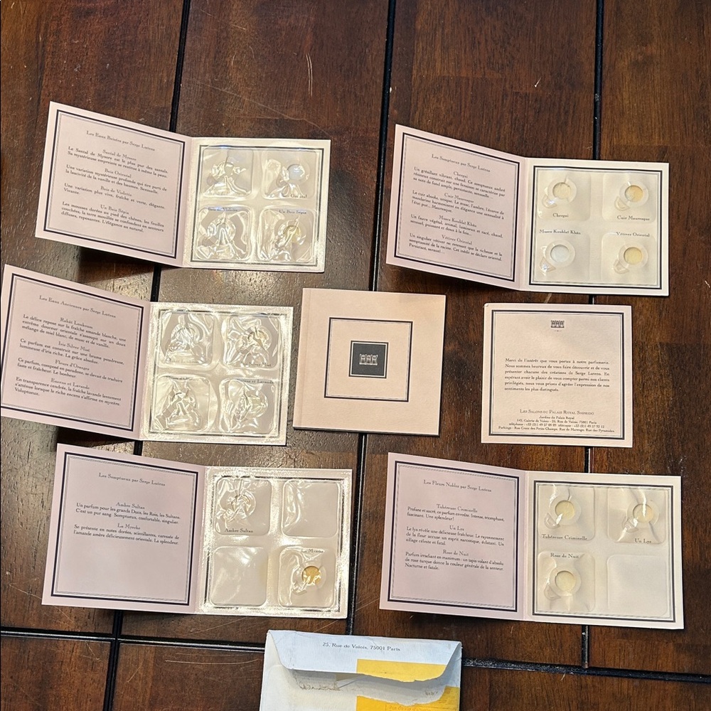 Serge Lutens Vintage Wax Fragrance  Sample Set *Please read description*